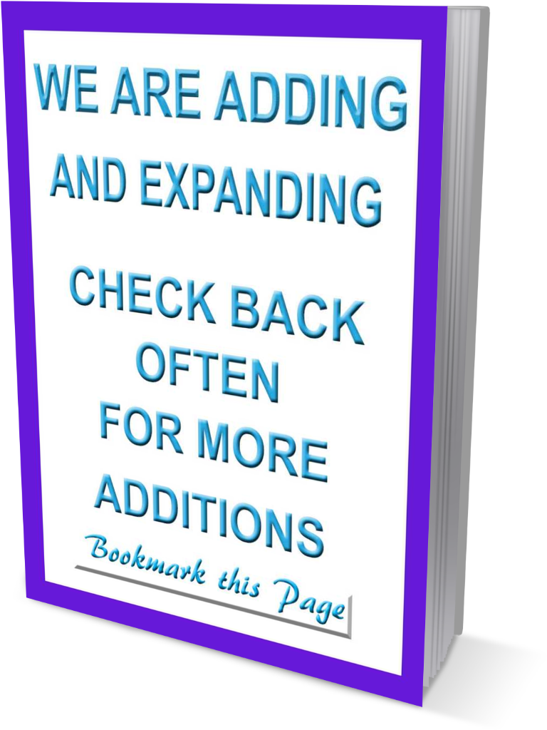 check back often - bookmark this page