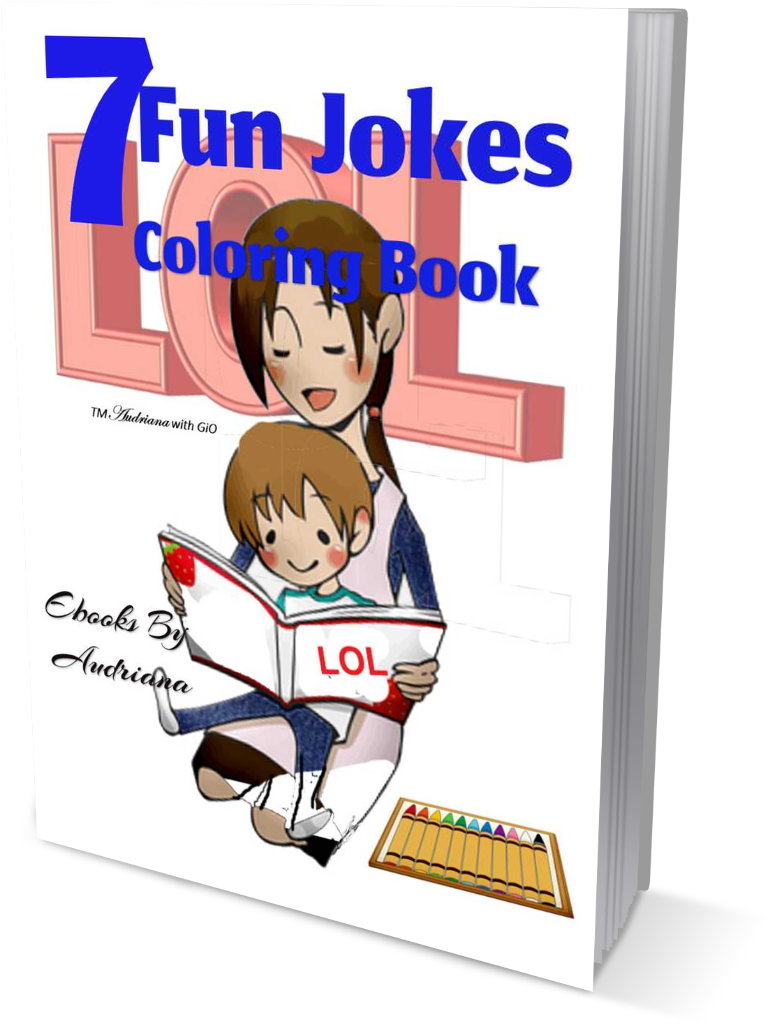 7 jokes coloring book