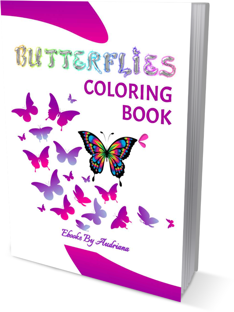 butterflies coloring book