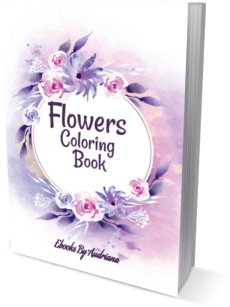 flowers coloring book